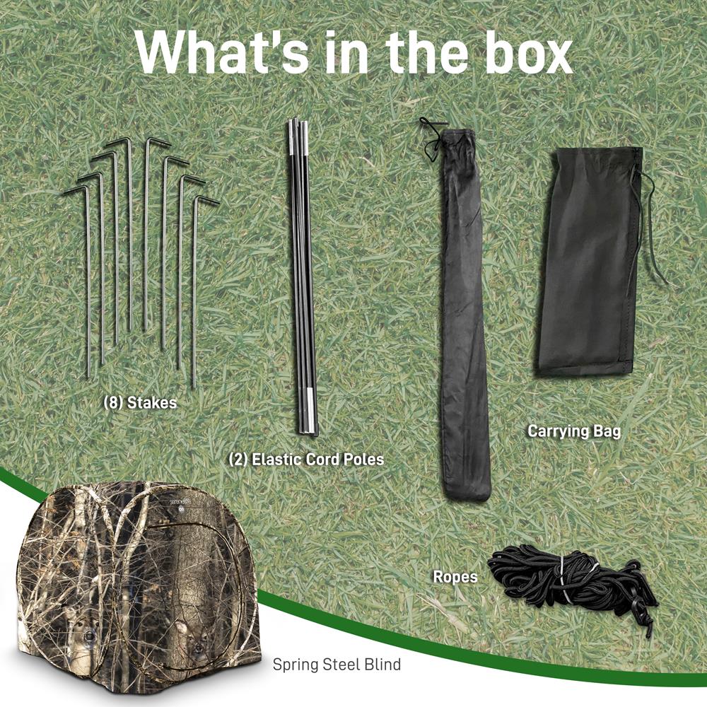 Serenelife Tarnzelt Ansitzzelt 1 Person Camo 152cm
