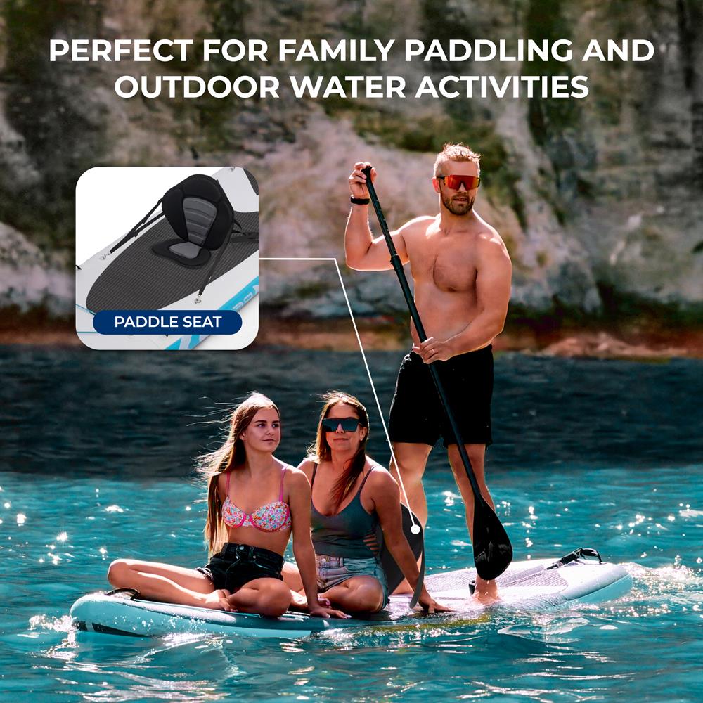 Serenelife SUP Board aufblasbar 12'2" 480 lbs Non-Slip