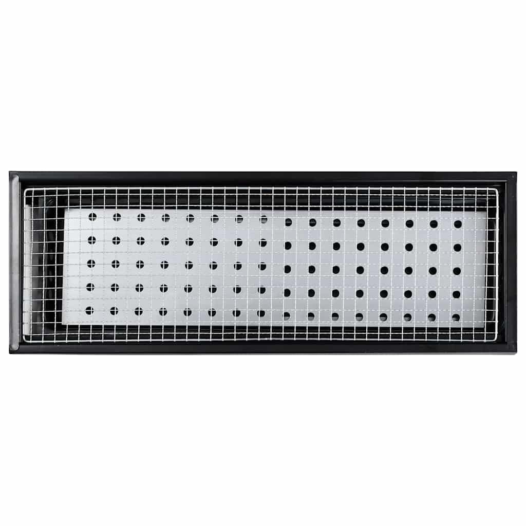 vidaXL Camping Grill Holzkohlegrill Klappbar Stahl 60 cm