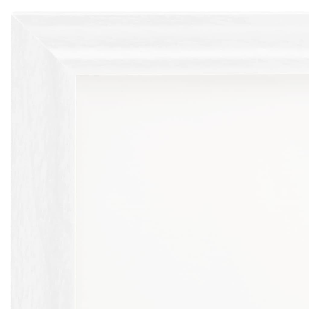 vidaXL Heim & Garten Bilderrahmen 3er-Set weiß 15x21 cm MDF