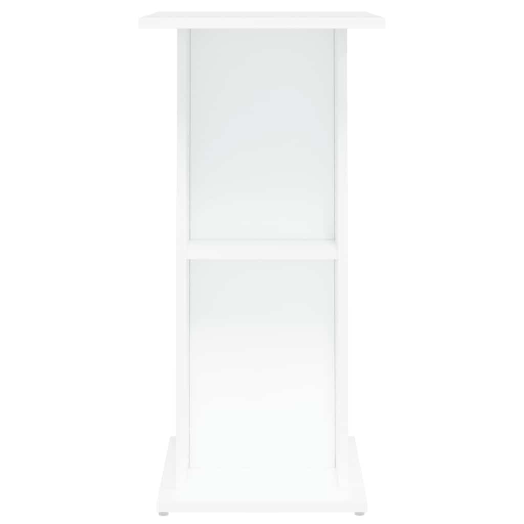 vidaXL Aquariumständer Weiß 60,5x36x72,5 cm Holz