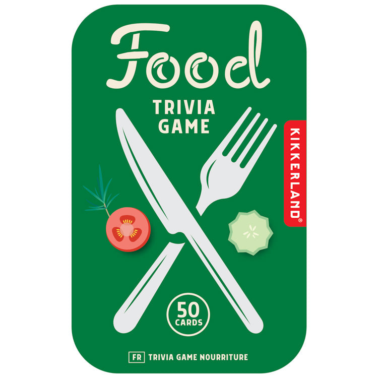 Kikkerland Play Food Trivia Quizspiel 50 Karten