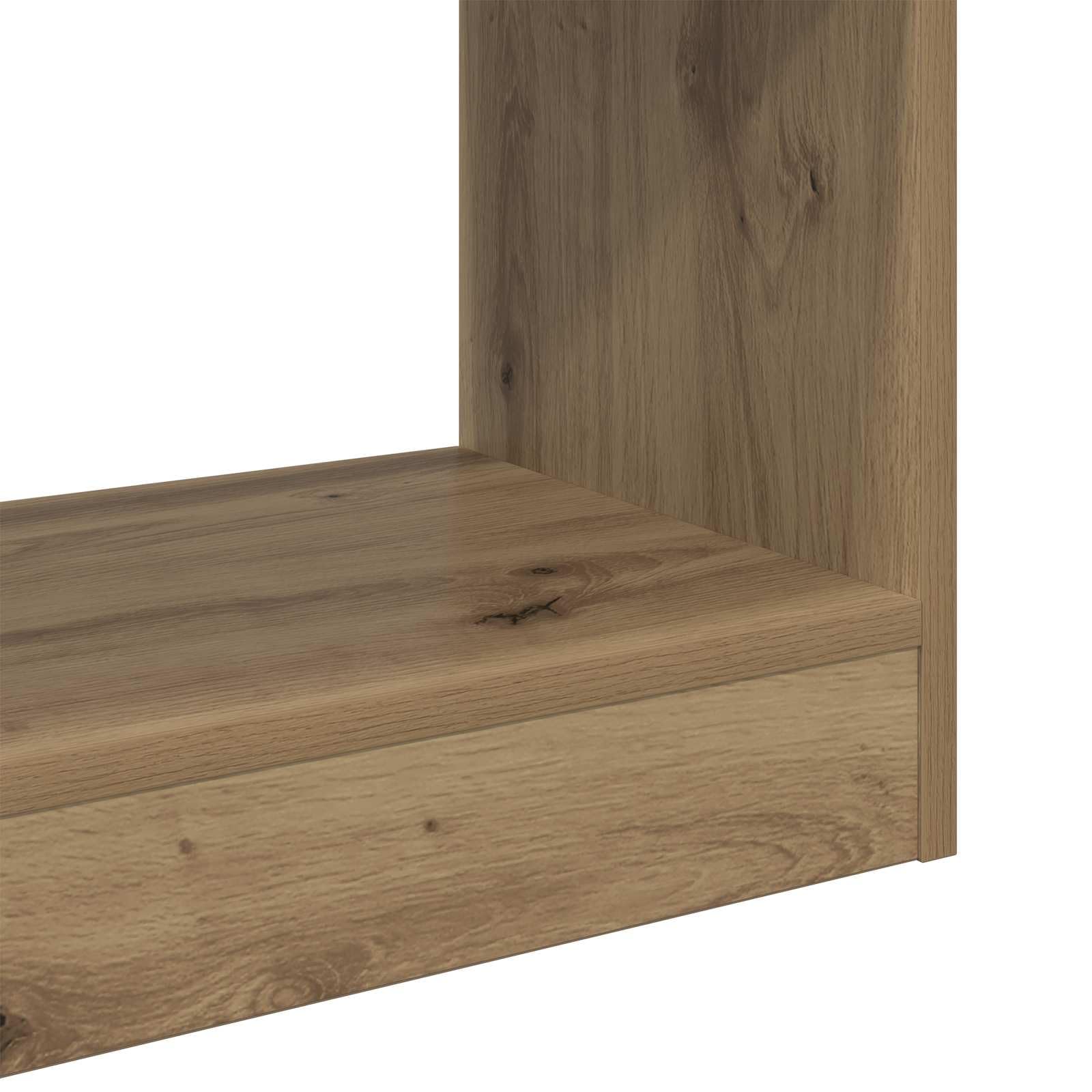 vidaXL Möbel Bücherregal Artisan-Eiche 60x30x166 5 Fächer