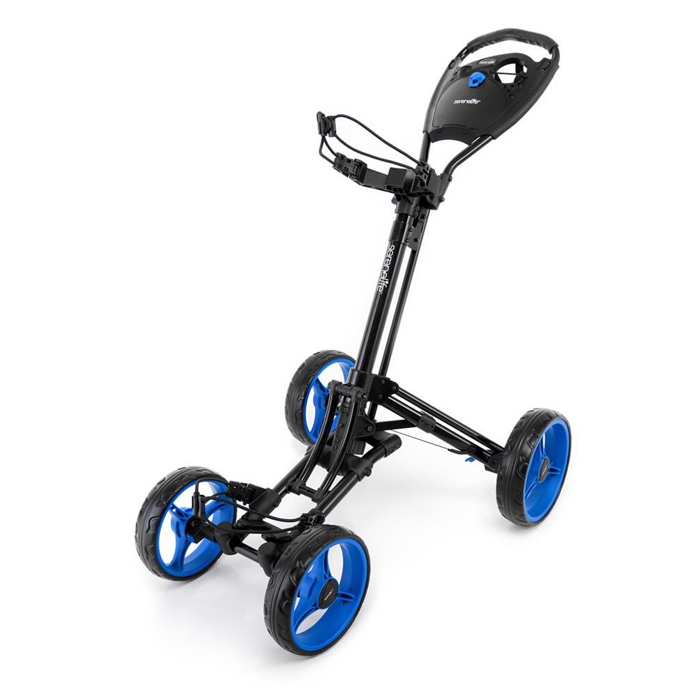 Serenelife Camping Golf Trolley 4-Rad Alu Klappbar