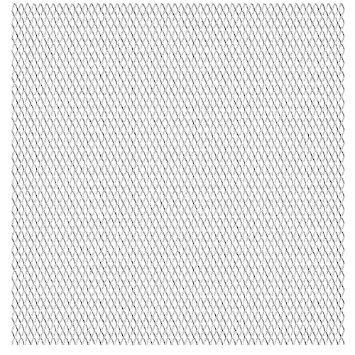 vidaXL Streckmetall Gittermatte Edelstahl 100x85 cm 45x20x4 mm