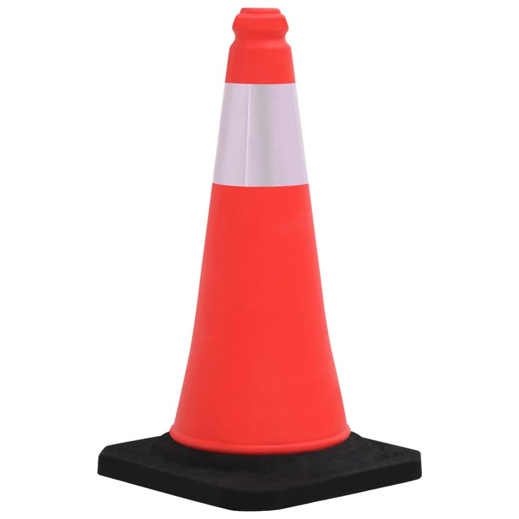 vidaXL Leitkegel 4x 50cm HDPE rot reflektierend Set