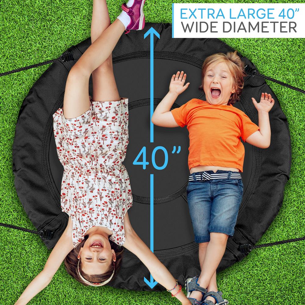 Serenelife Outdoor Swing Tellerschaukel 100cm wasserdicht