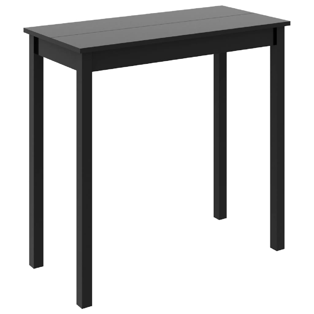 vidaXL Bartisch MDF Schwarz 55x55x107 cm Stehtisch