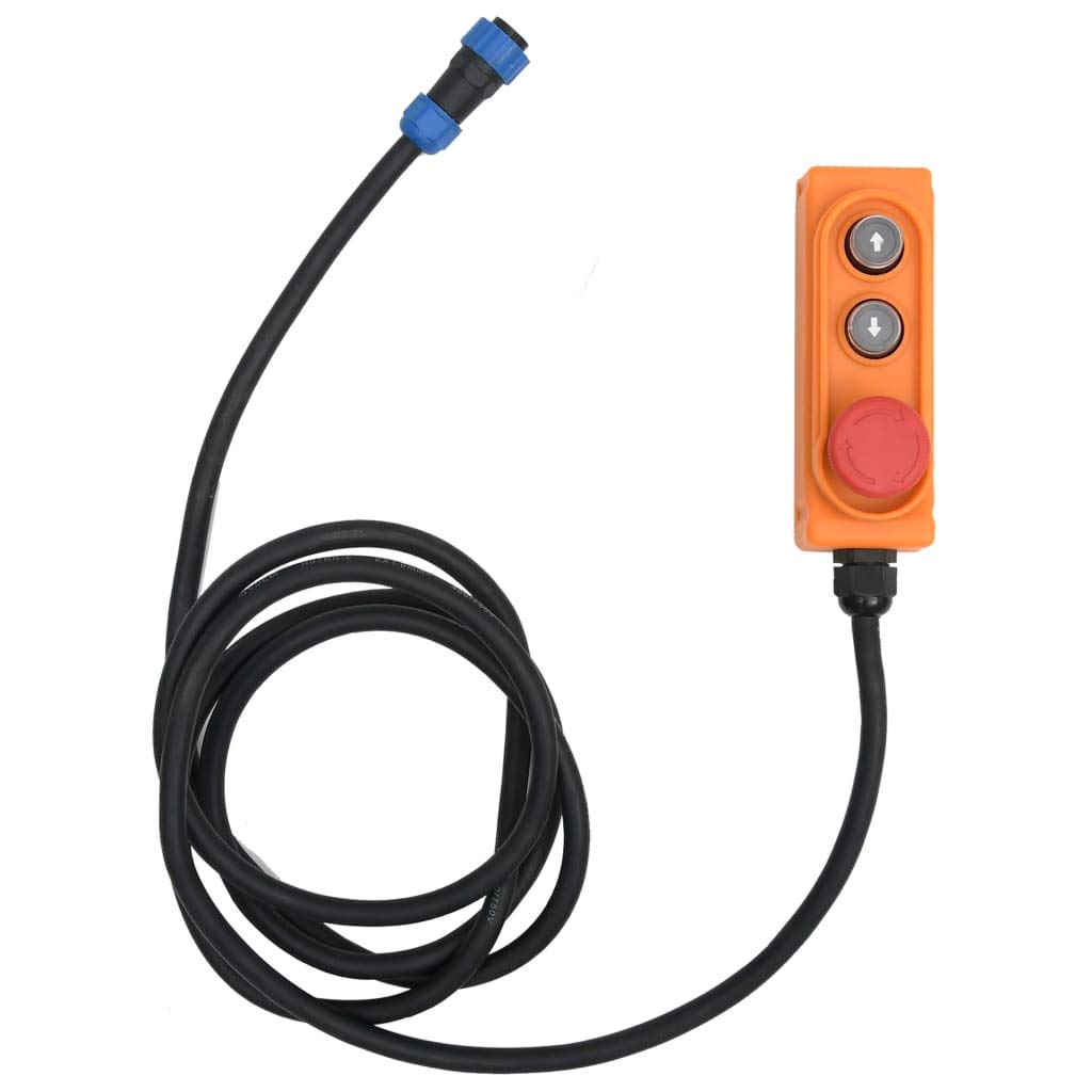 vidaXL Elektrisches Hebezeug Seilzug 500 kg 230 V Stahl Rot