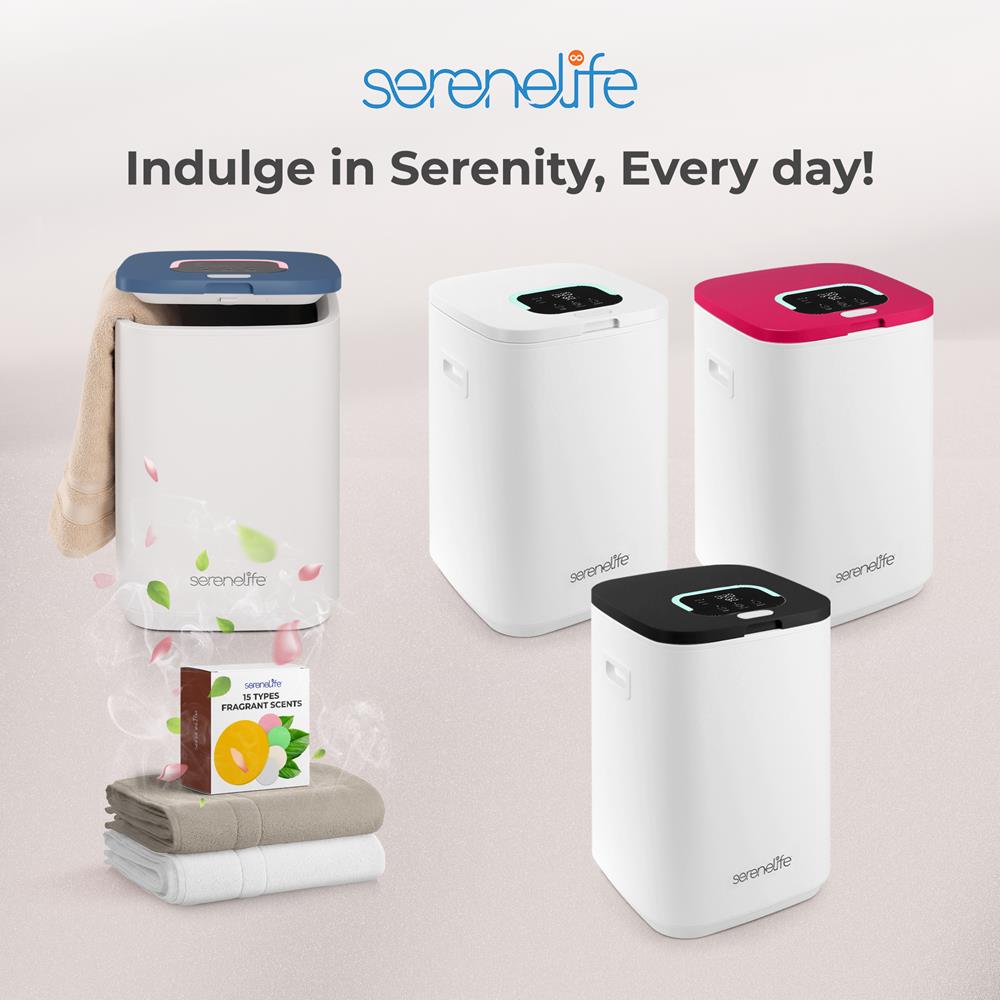 Serenelife Towel Warmers Handtuchwärmer Eimer Blau 23L Timer