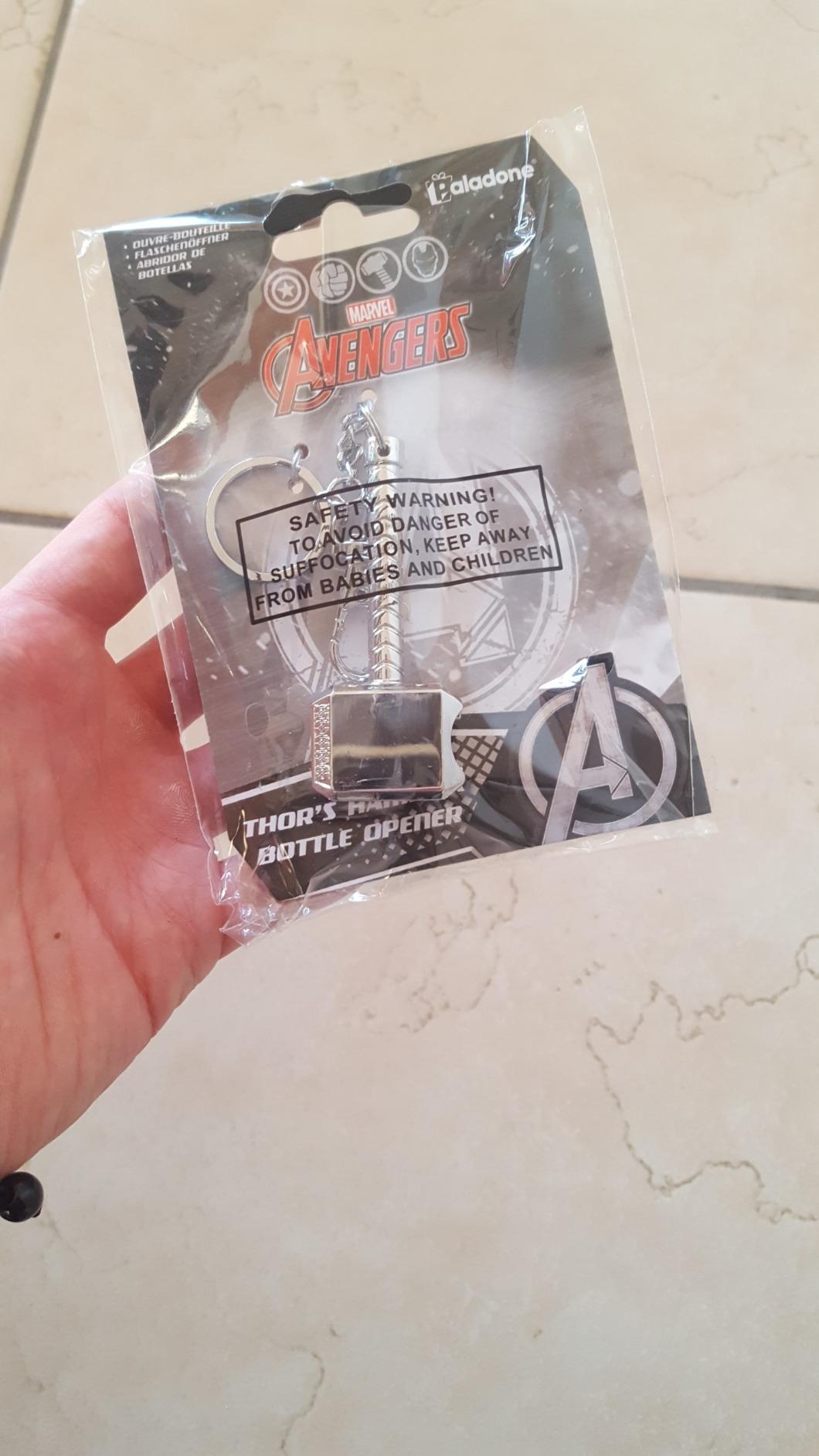 Paladone Drinkware Thors Hammer Flaschenöffner Schlüsselanhänger Marvel