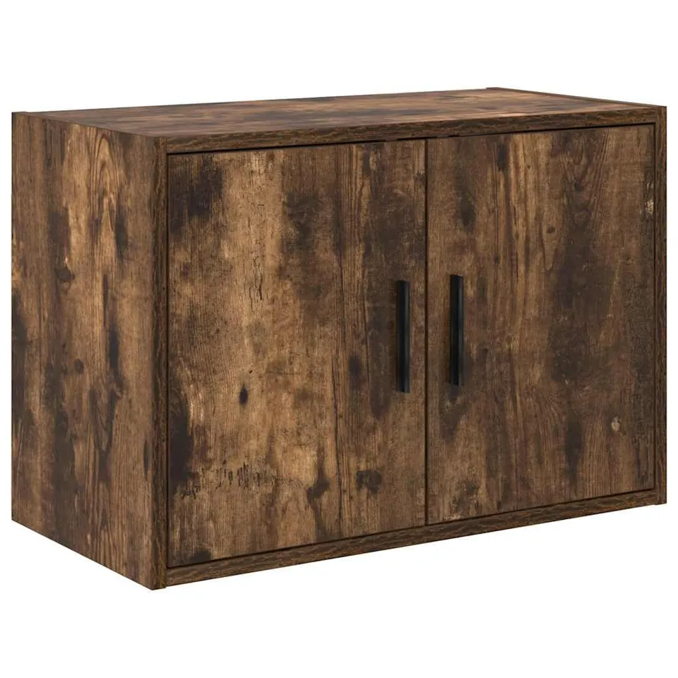 vidaXL Wandschrank Räuchereiche 40x30x41cm Holzwerkstoff