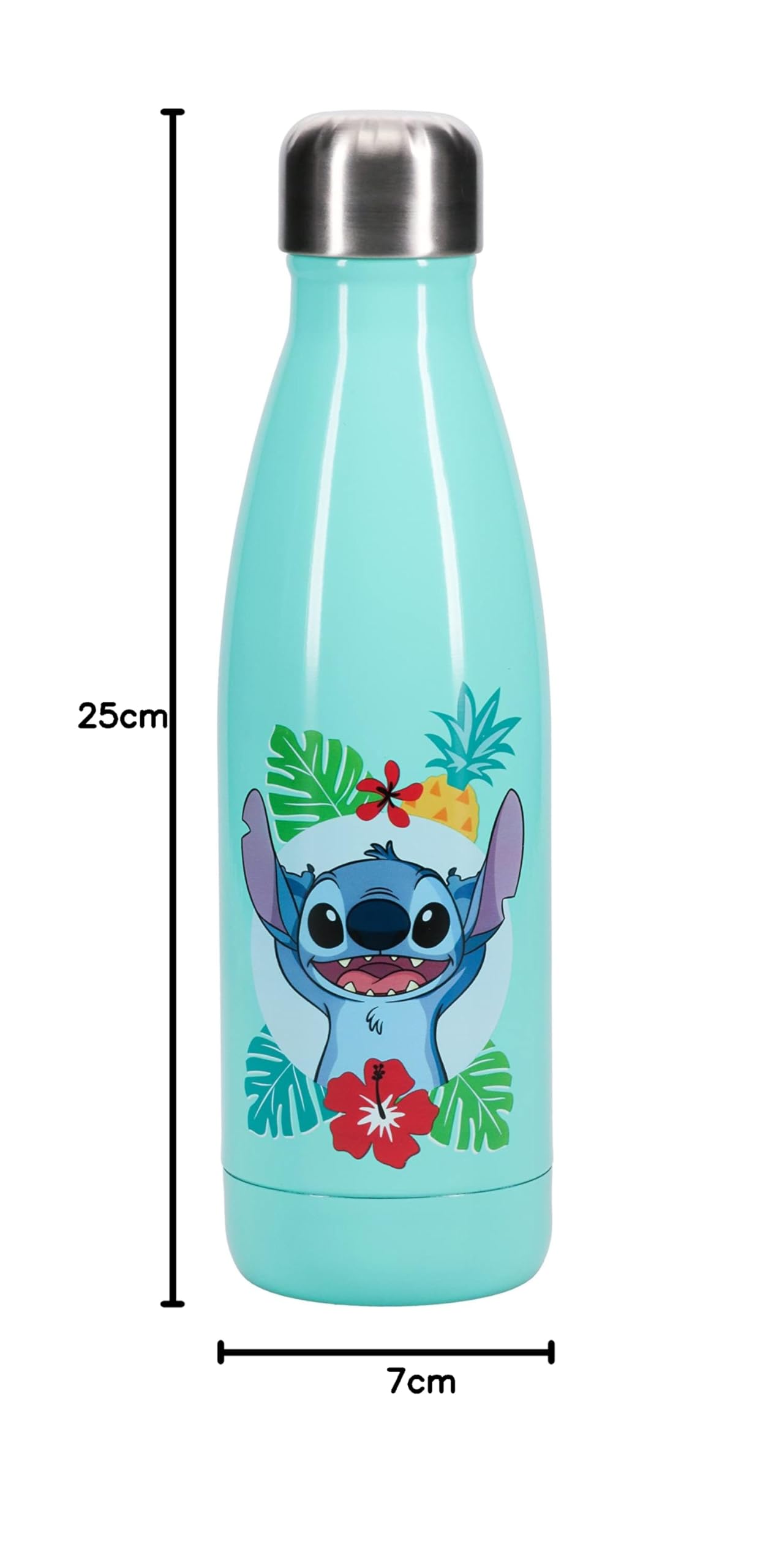 Paladone Stitch Trinkflasche Metall 460 ml Tropical