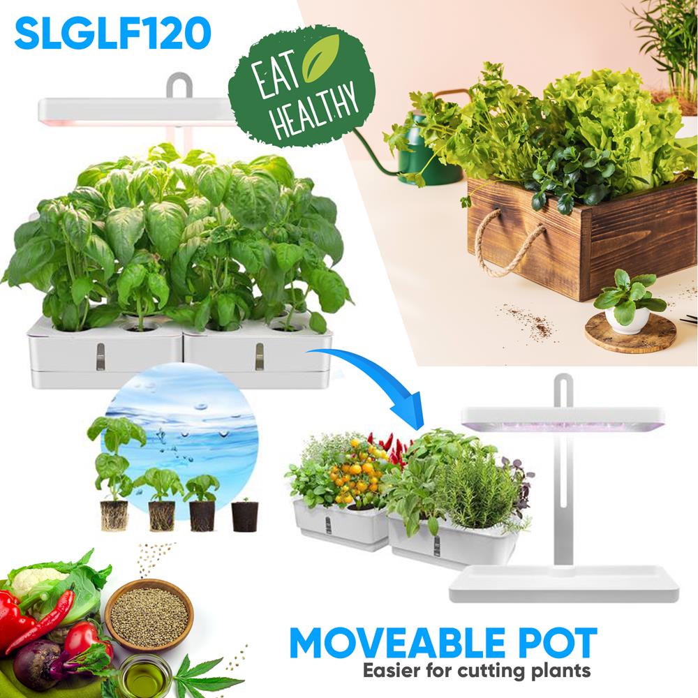 Serenelife Indoor Garden SLGLF120 Indoor-Garten LED Hydroponik 8er