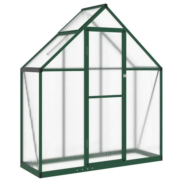 vidaXL Heim & Garten Gewächshaus 169x58x195 cm Grün Alu