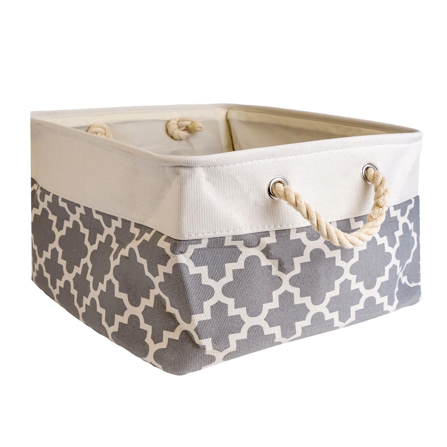 Intirilife Aufbewahrungskorb Rosa Organizer 41 cm mit Henkel