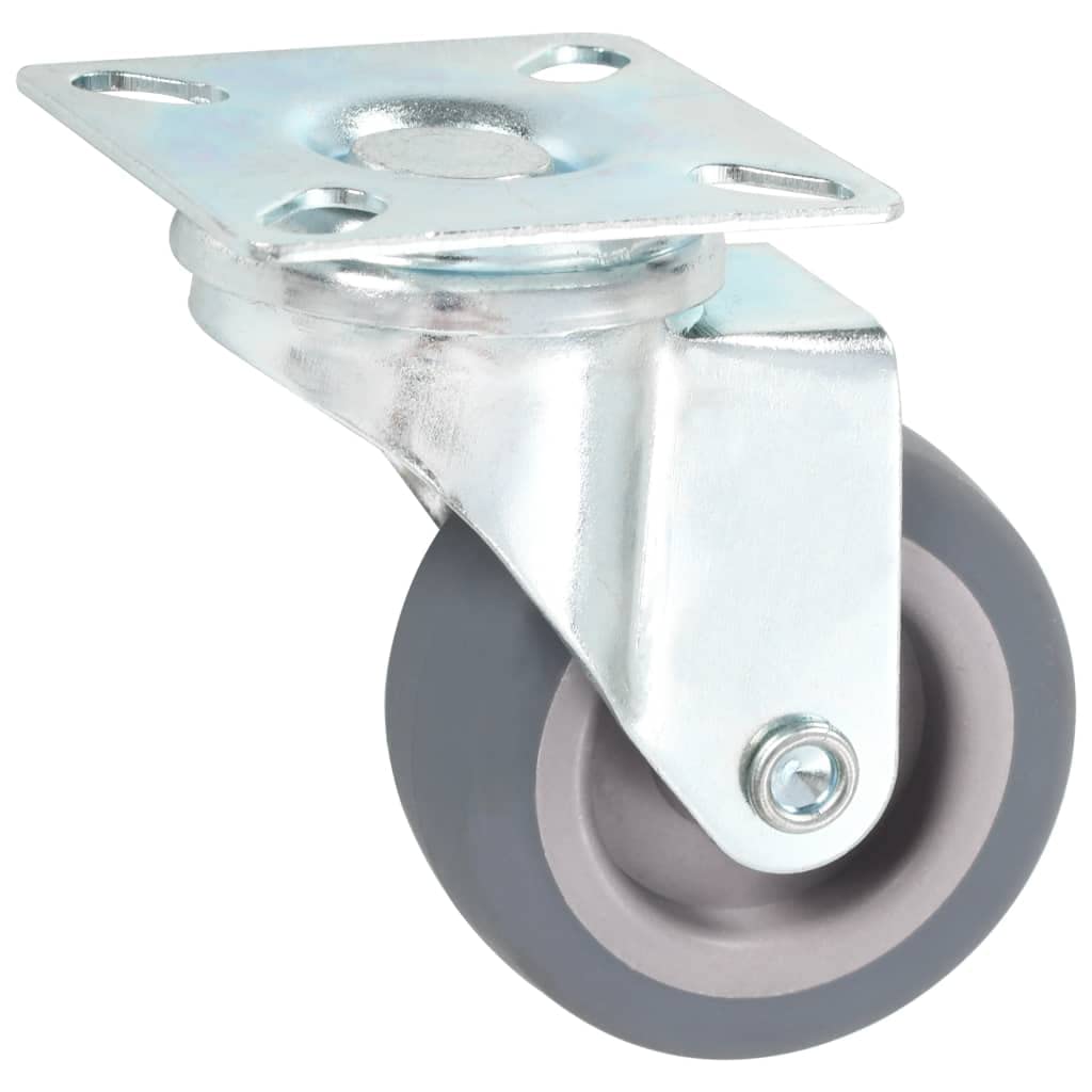 vidaXL Wirtschaft & Industrie Lenkrollen 50 mm 24 Stk. TPR 35 kg