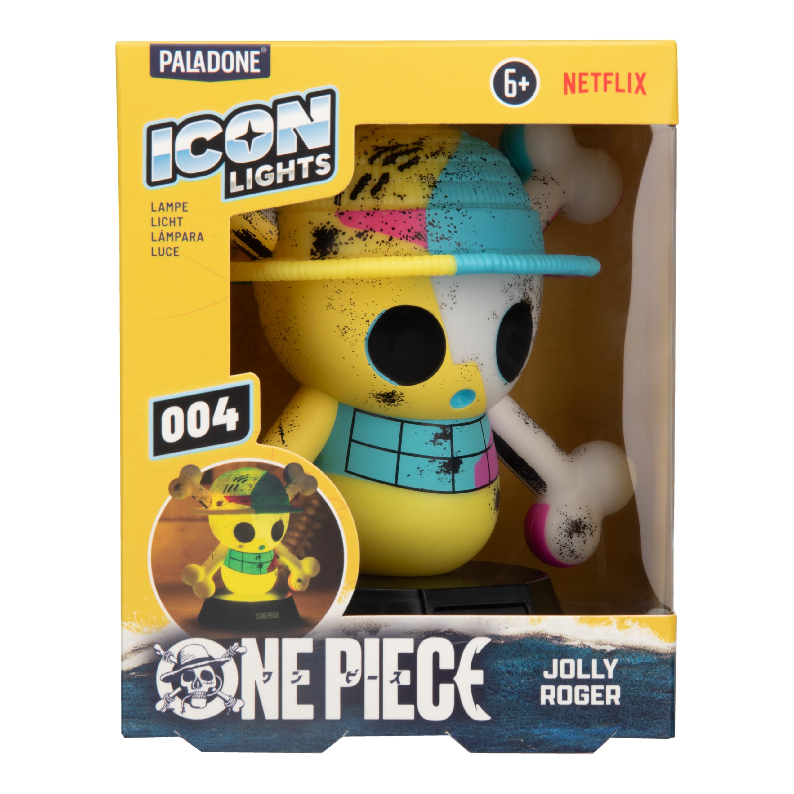 Paladone One Piece Jolly Roger Icon Light Lampe 11 cm