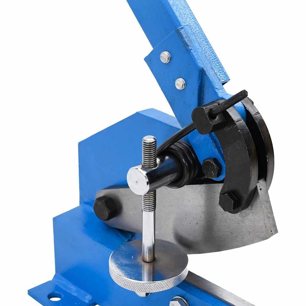 vidaXL Hebelschere 125 mm Blau Stahl für Blech und Stangen