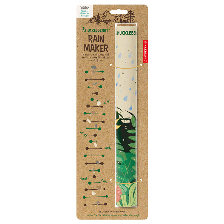 Kikkerland Huckleberry Rain Maker Regenmacher Holz Kinder