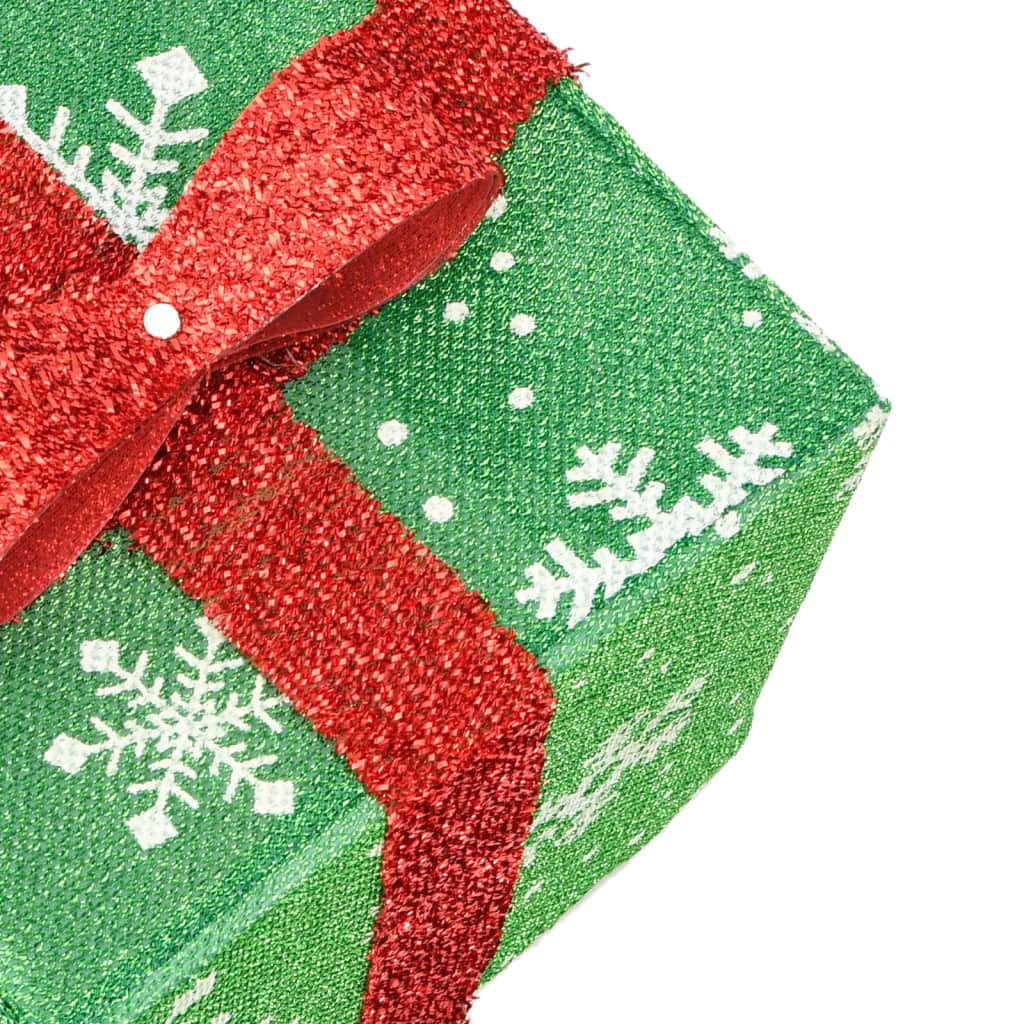 vidaXL Heim & Garten Geschenkboxen 3 Stk. LED Warmweiß