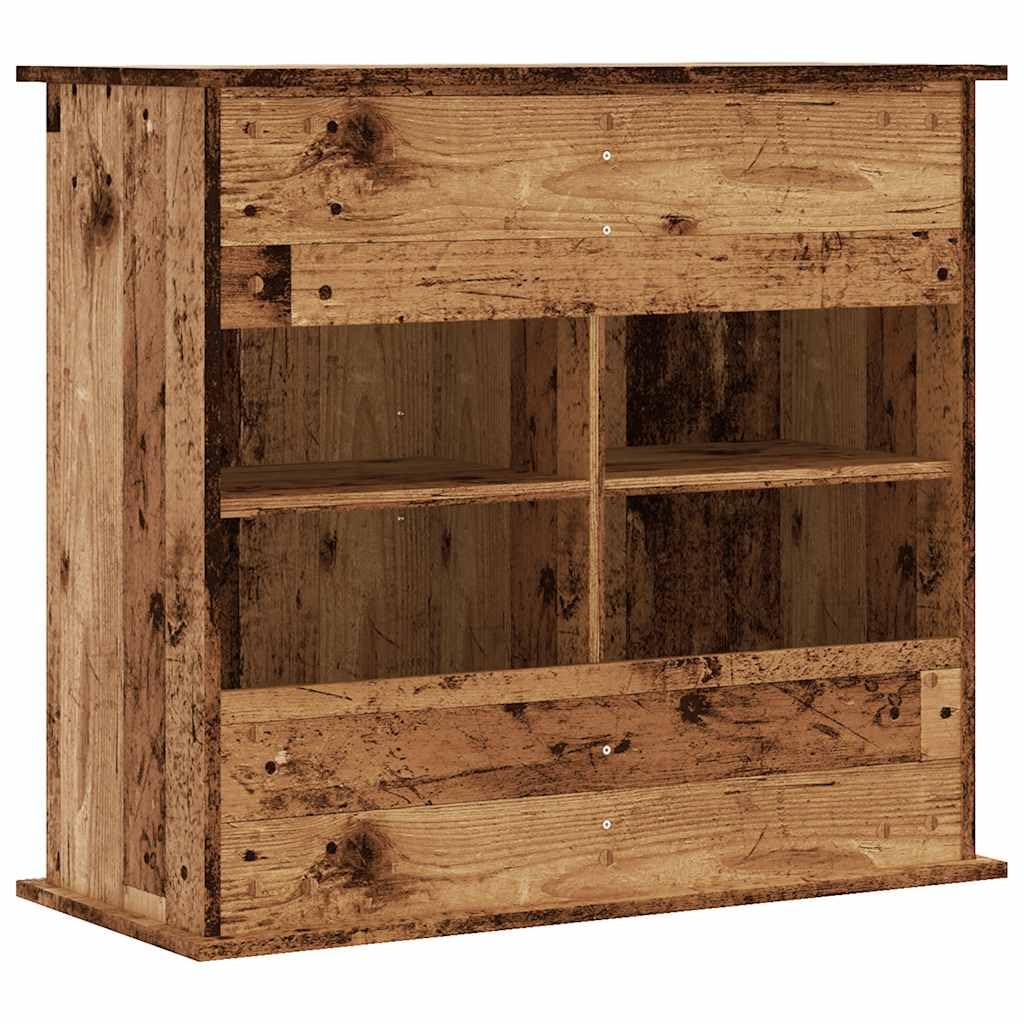 vidaXL Tierbedarf Aquariumständer Altholz 81x36x73 cm