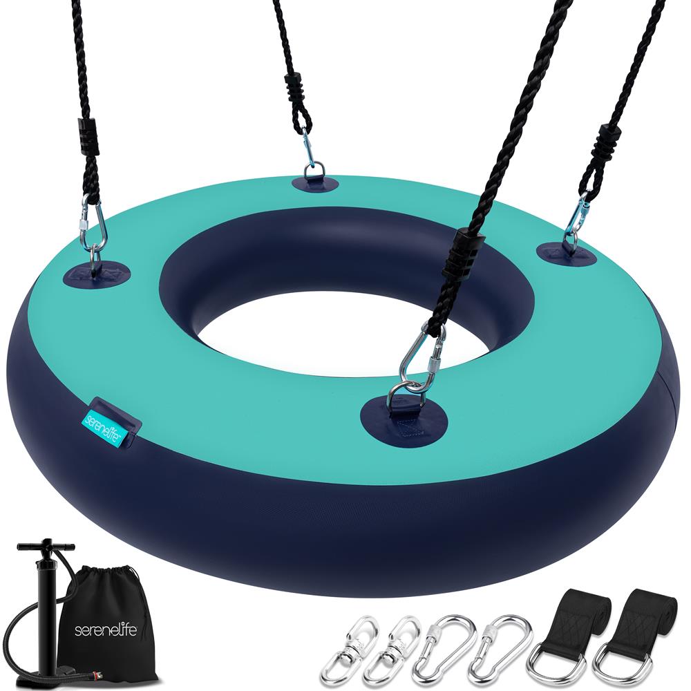 Serenelife Outdoor Swing Reifenschaukel aufblasbar 360°