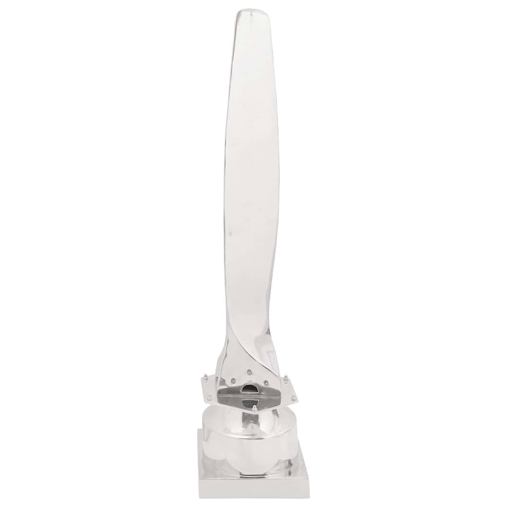 vidaXL Heim & Garten Skulptur Silber Aluminium 110 cm