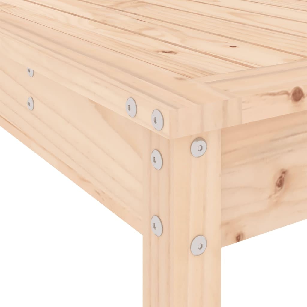vidaXL 5-TLG. Gartenbar-Set Kiefer Barset Natürliche Kiefer Massivholz