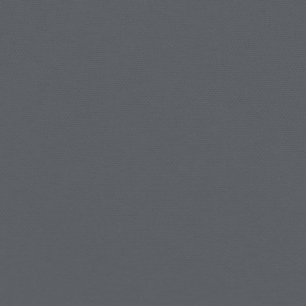 vidaXL Gartensofa L-Form Schwarz Textilene mit Kissen