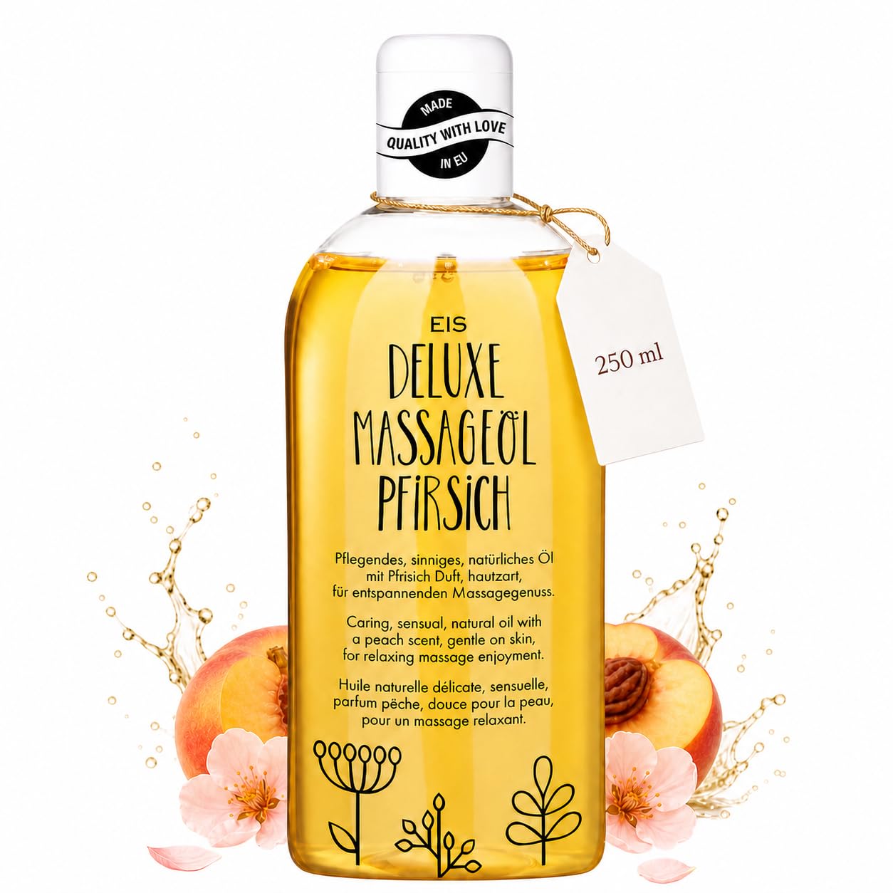 EIS Deluxe Massageöl Neutral 250 ml unparfümiert hautverträglich