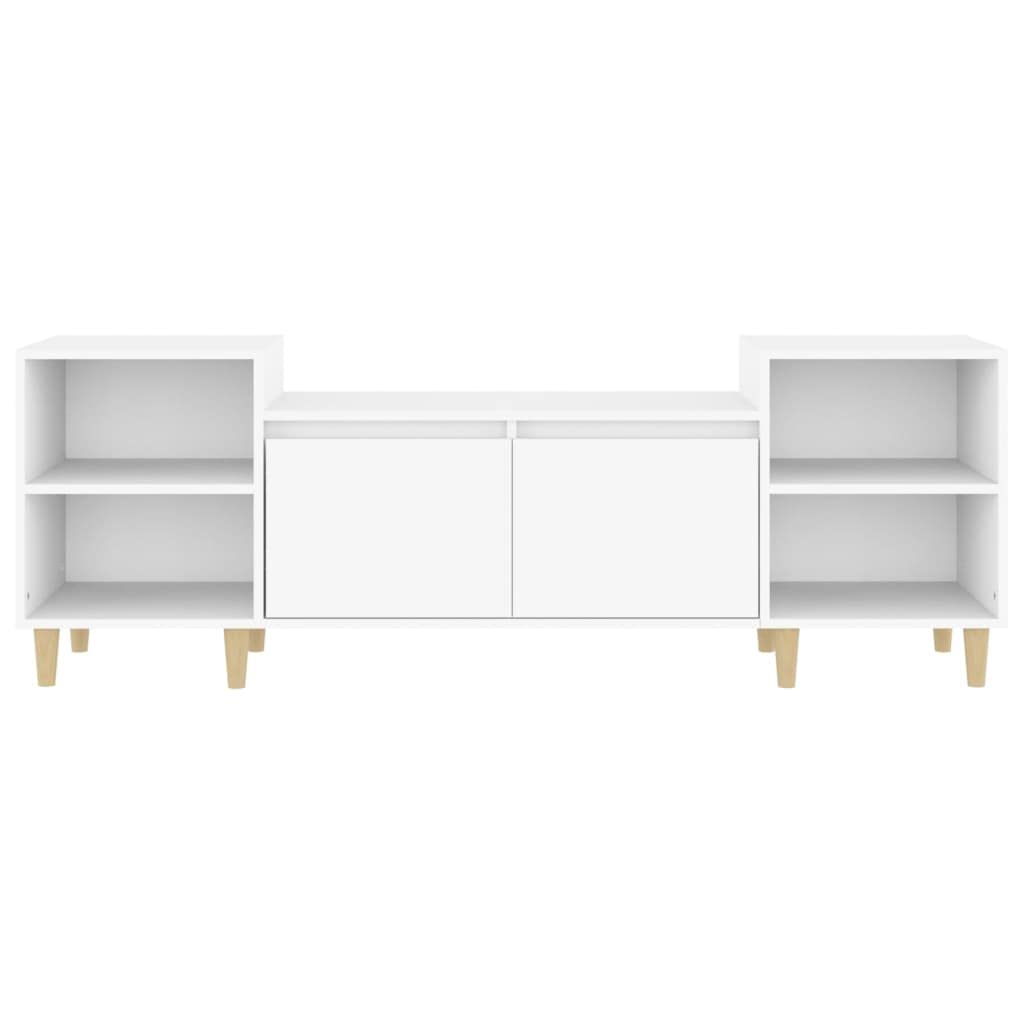 vidaXL Möbel TV-Schrank Lowboard Weiß 160x35x55 cm