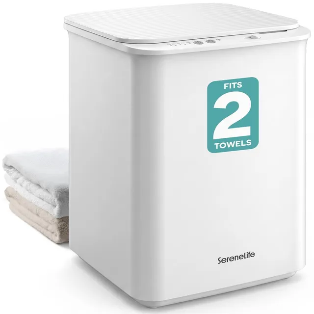 Serenelife Handtuchwärmer 20L Weiß 50-120°C Timer