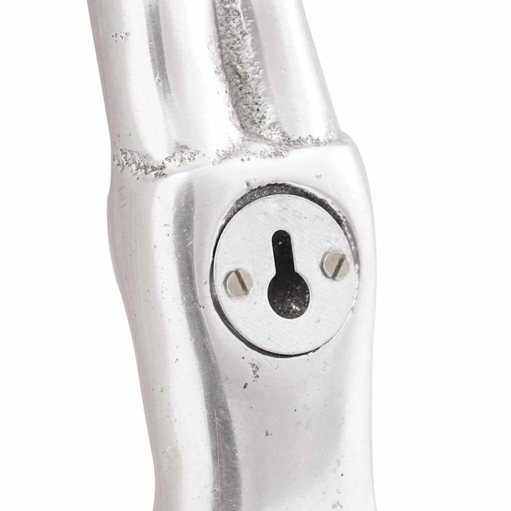 vidaXL Fallender Mann Skulptur Silber Aluminium 25 cm