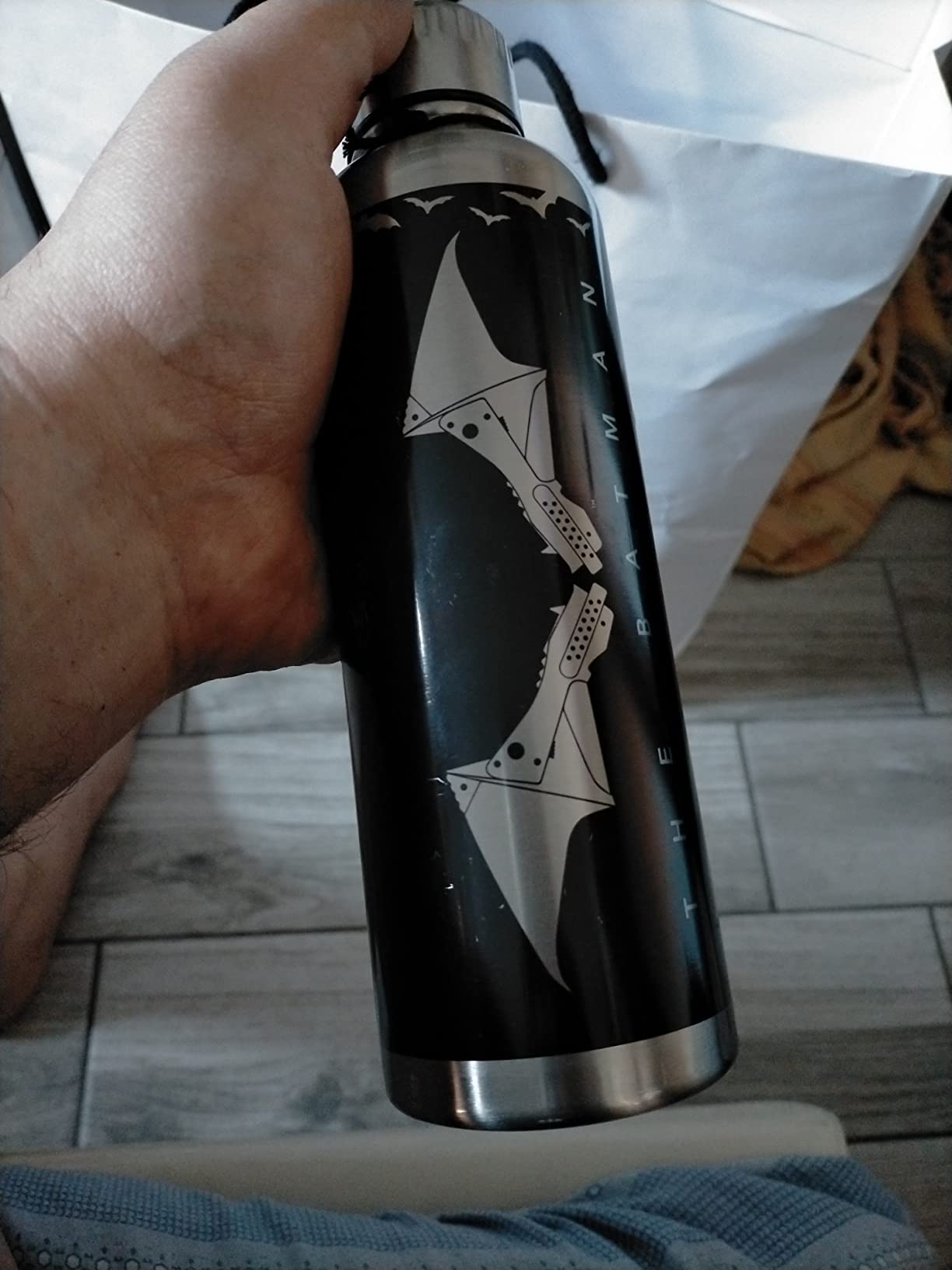 Paladone Drinkware Batman Metall Wasserflasche 500 ml Edelstahl