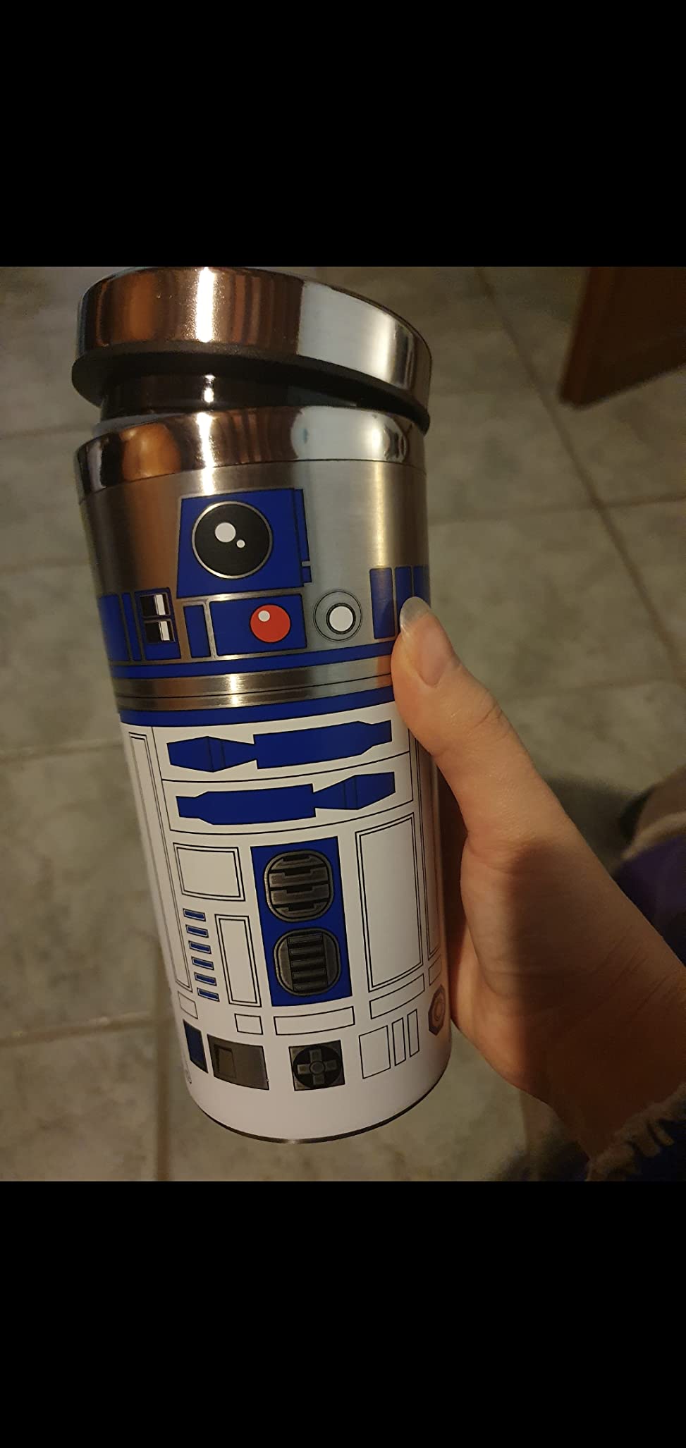 Paladone Drinkware R2-D2 Thermobecher Edelstahl 450 ml