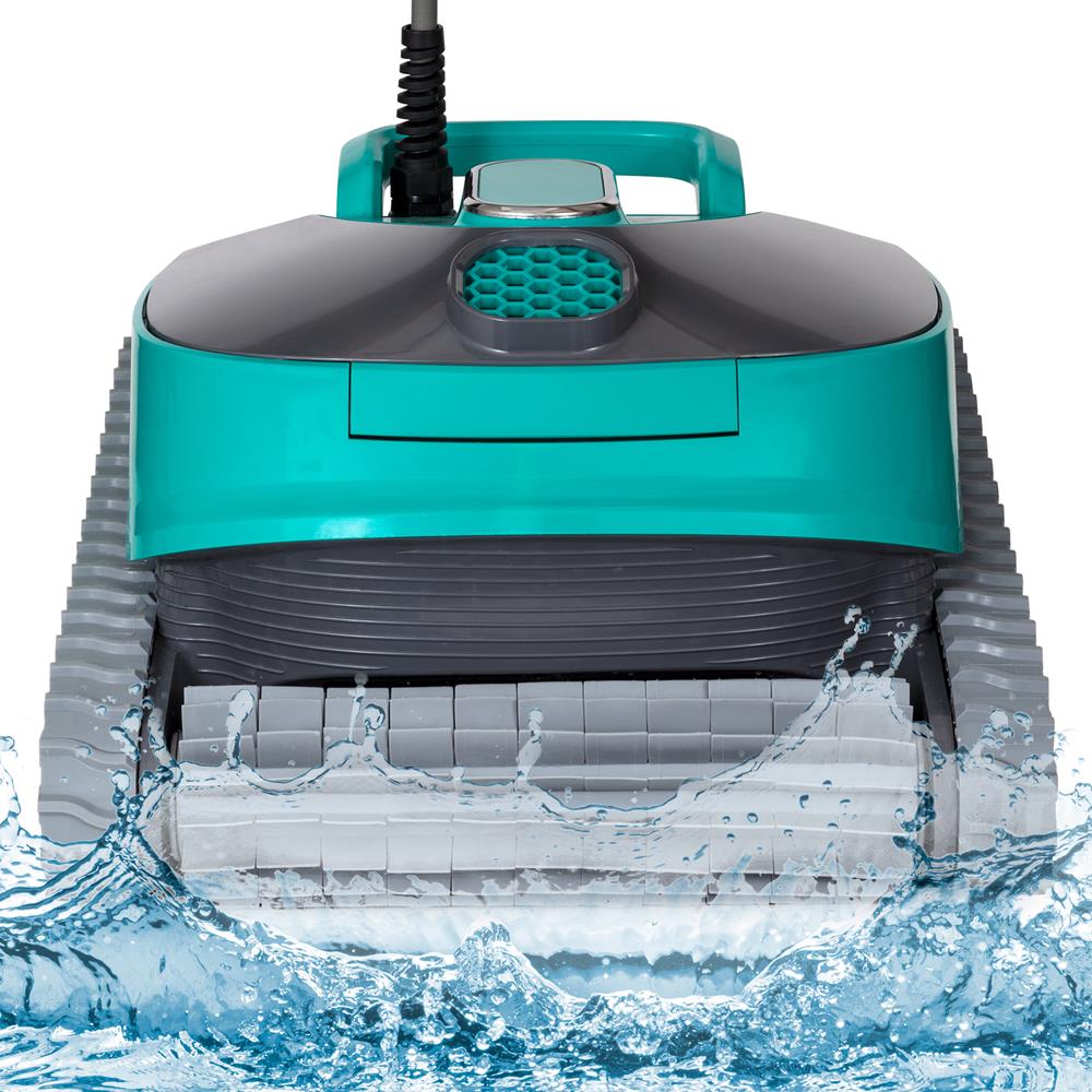 Serenelife Pool Set Poolroboter Dual-Bürsten Boden Wand Wasserlinie