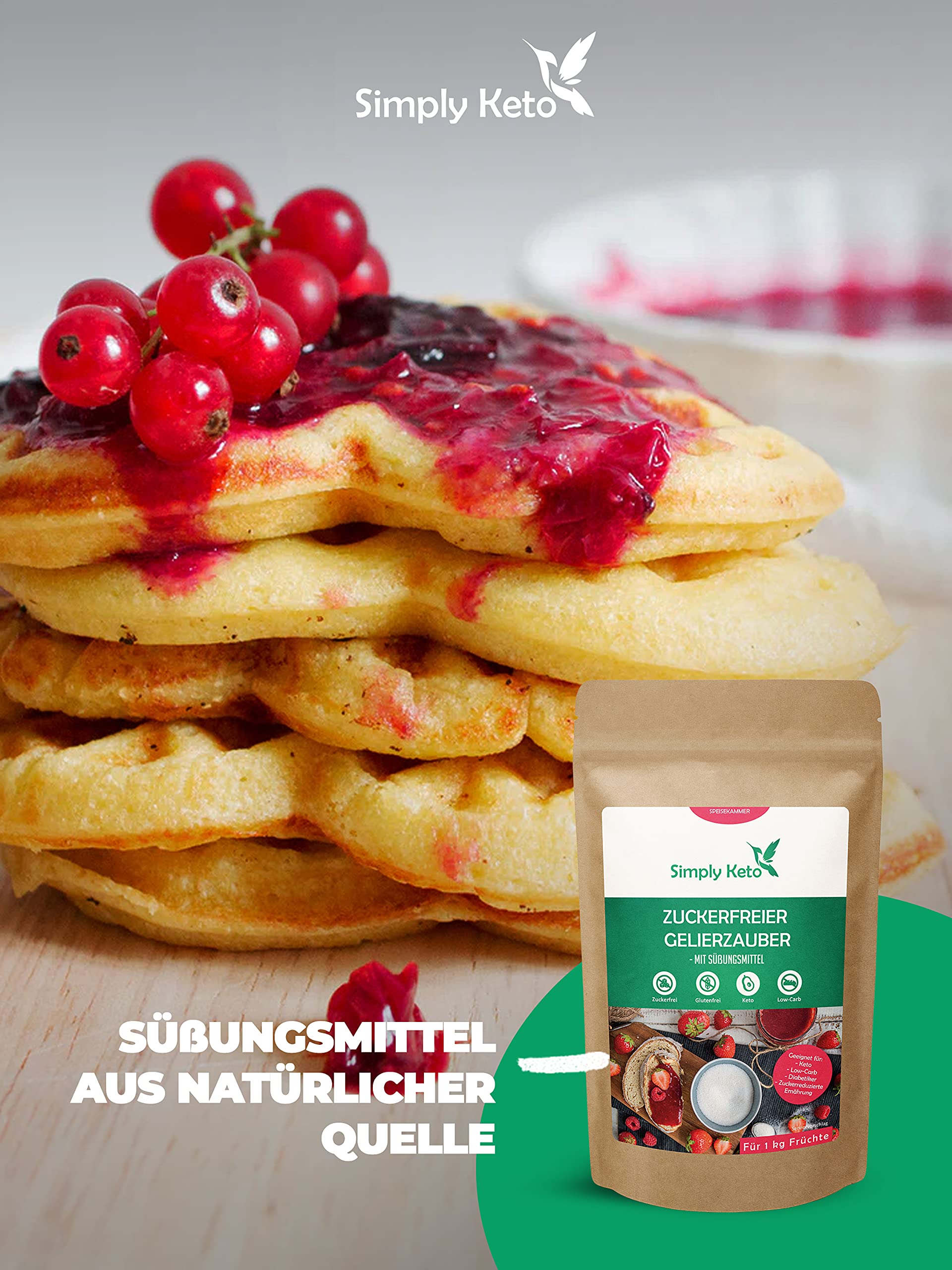 Simply Keto Gelierzauber Gelierzucker 230g ohne Zucker