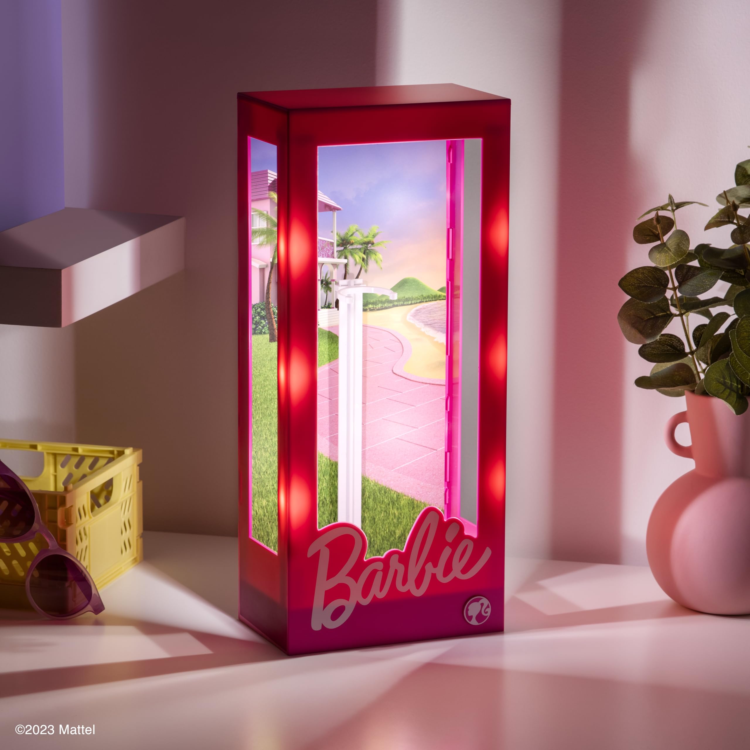 Paladone Barbie Puppen Ausstellungsbox Licht 34cm USB