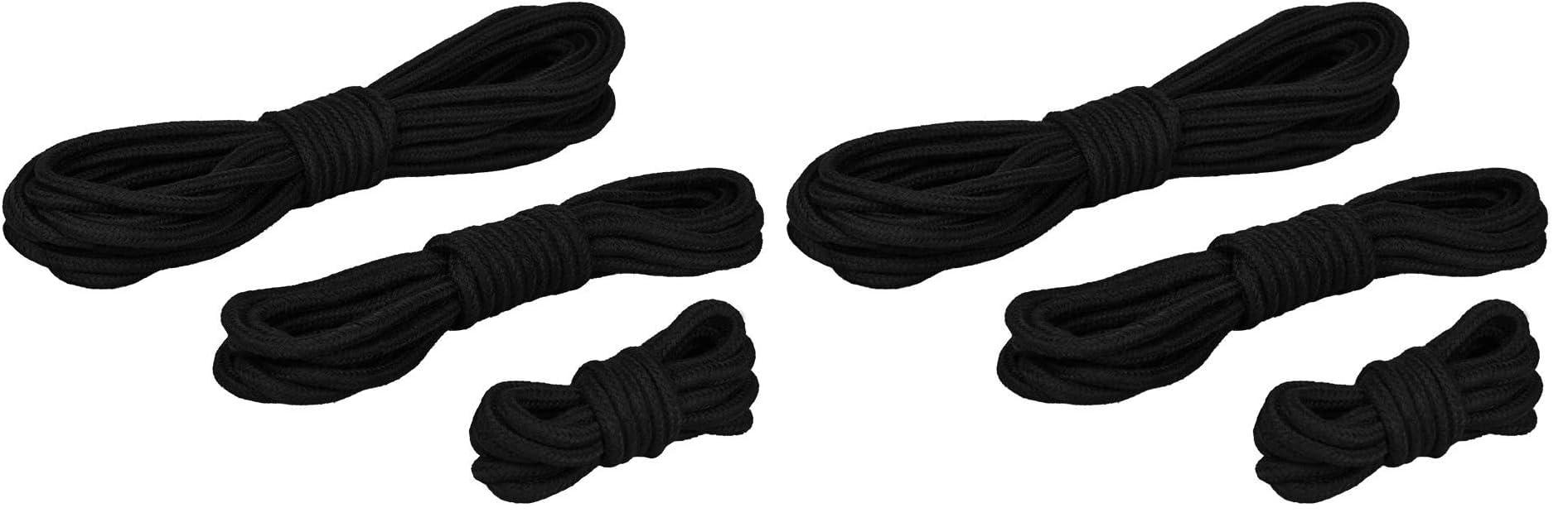 EIS Bondageseil Set 3-teilig Fesselseil Schwarz 3m 5m 10m