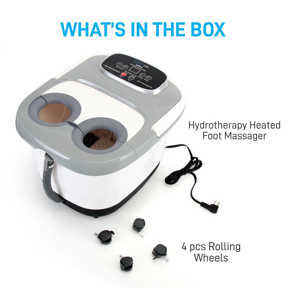 Serenelife Fußbad Fußmassager mit Heizung 500W