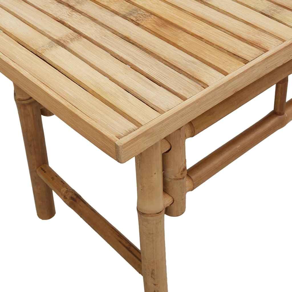 vidaXL Heim & Garten Bank Braun Bambus 110x38x45 cm Retro
