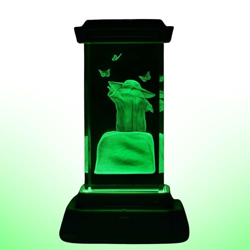 Paladone Grogu 3D Kristalllicht 12 cm Star Wars Mandalorian