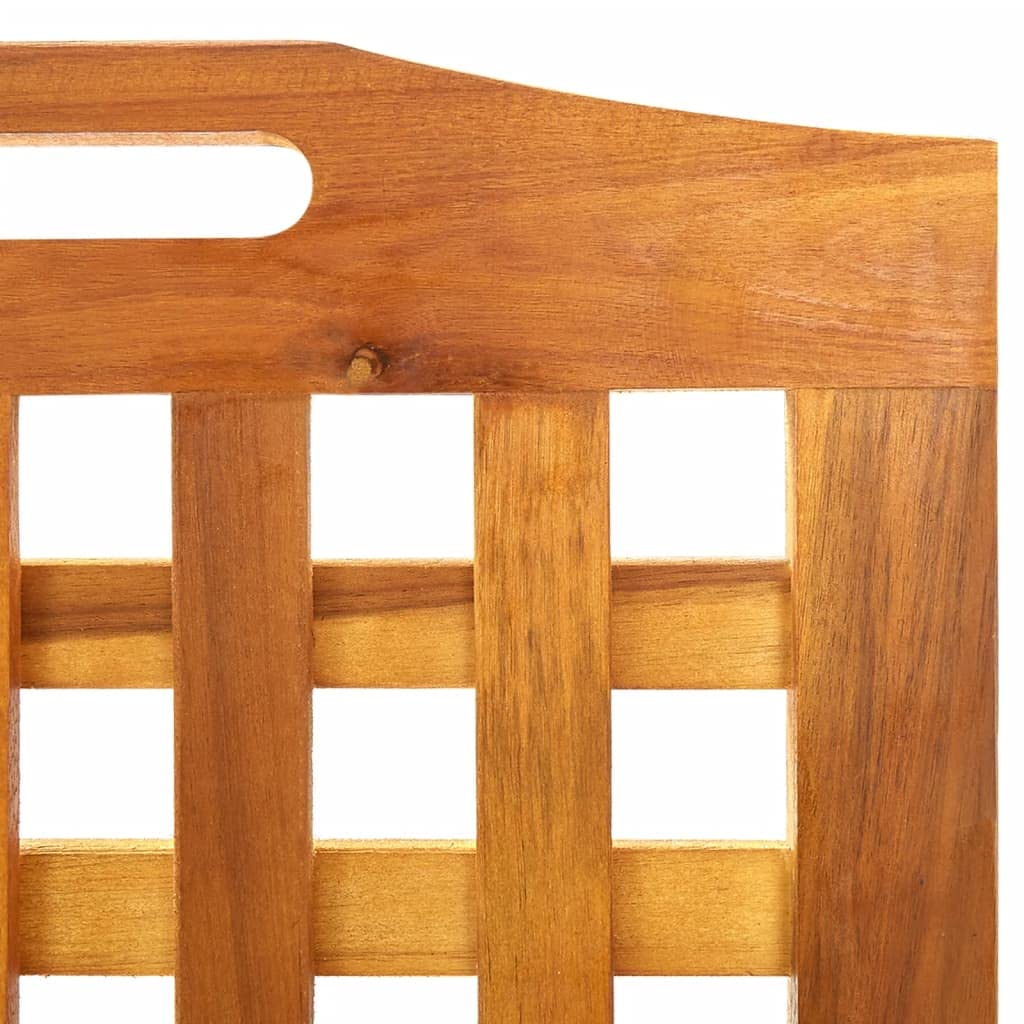 vidaXL Raumteiler Akazienholz 3-TLG 121x2x170 cm