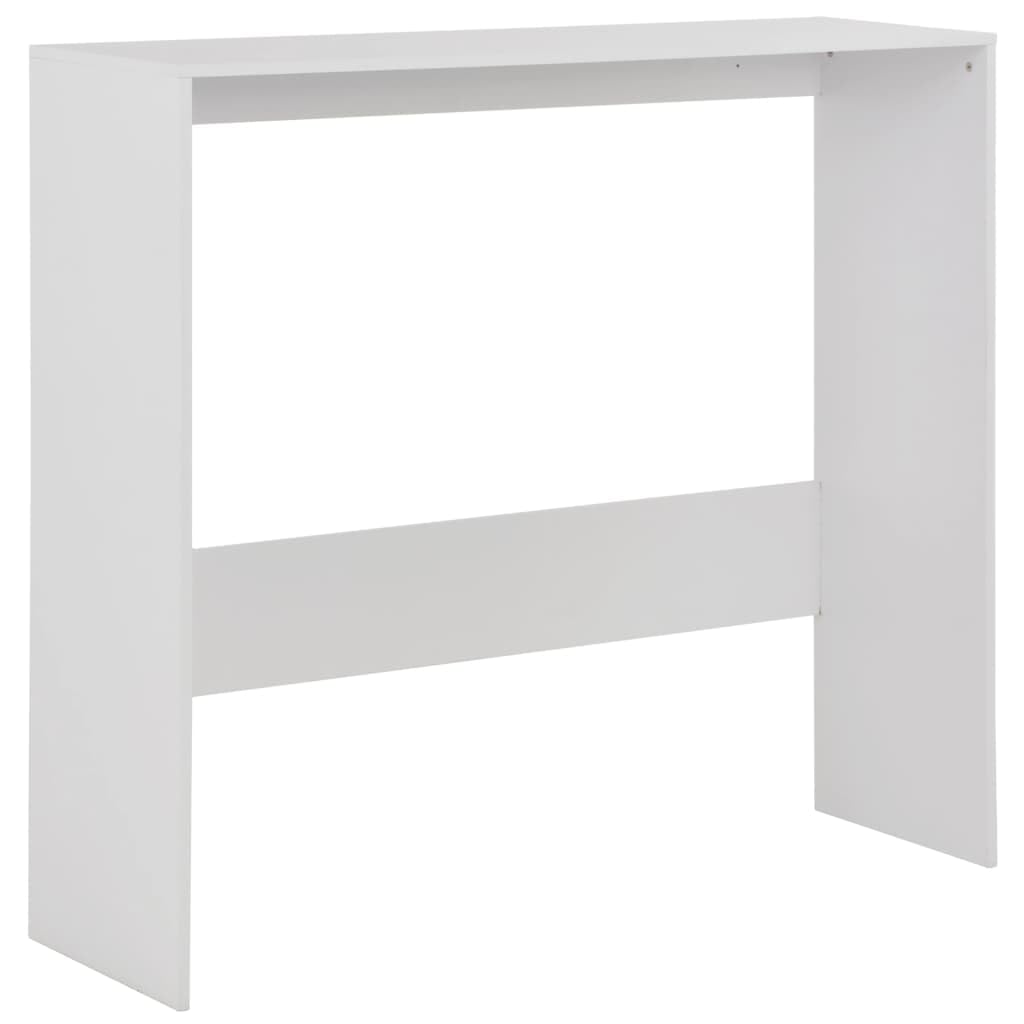 vidaXL Bartisch Stehtisch Weiß 130x40x120 cm Holz