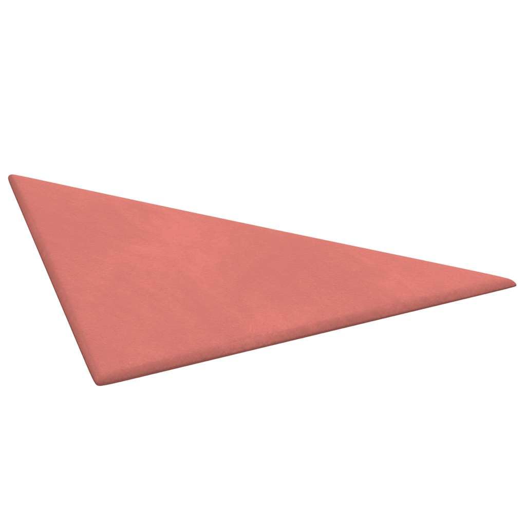 vidaXL Wandpaneele Rosa 12x 30x30cm Samt Schallschutz