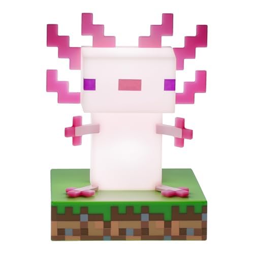 Paladone Lighting Axolotl Icon Light Minecraft Lampe 10,7 cm
