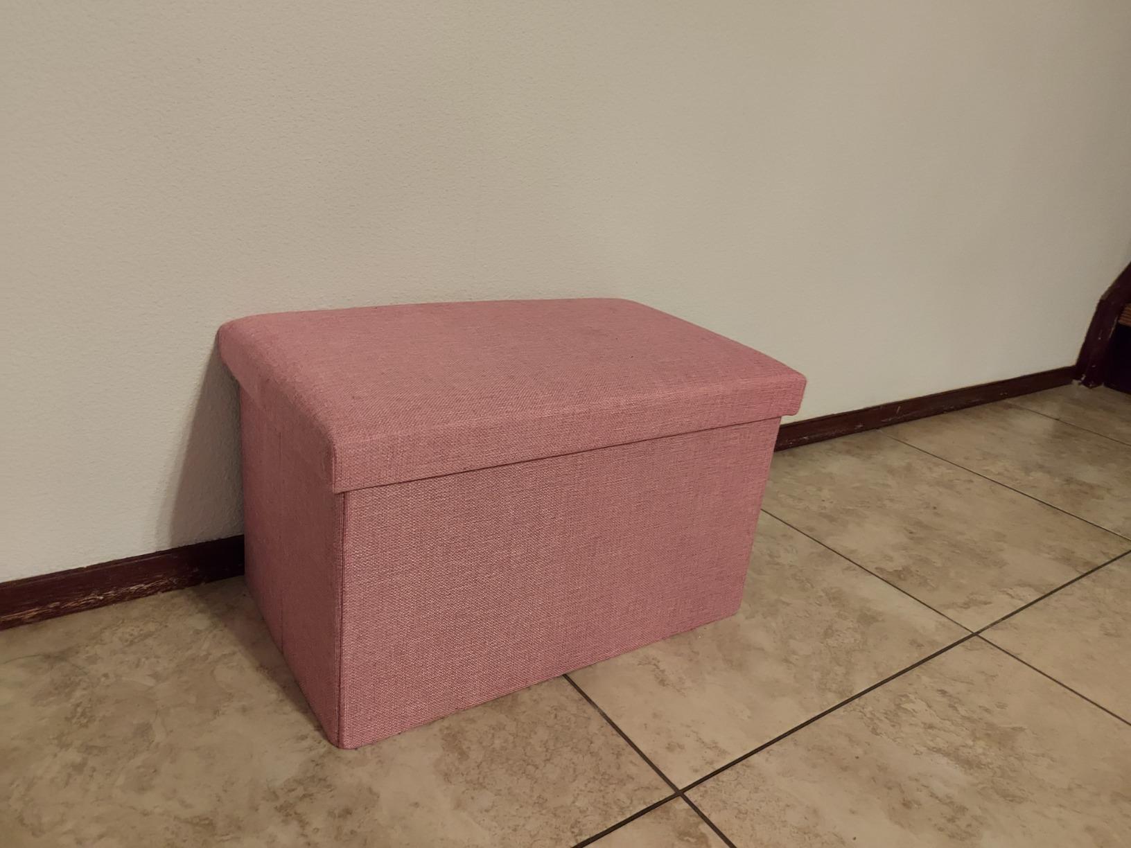 Intirilife Sitzbank faltbar 49x30x30cm Hocker Alaska Grau
