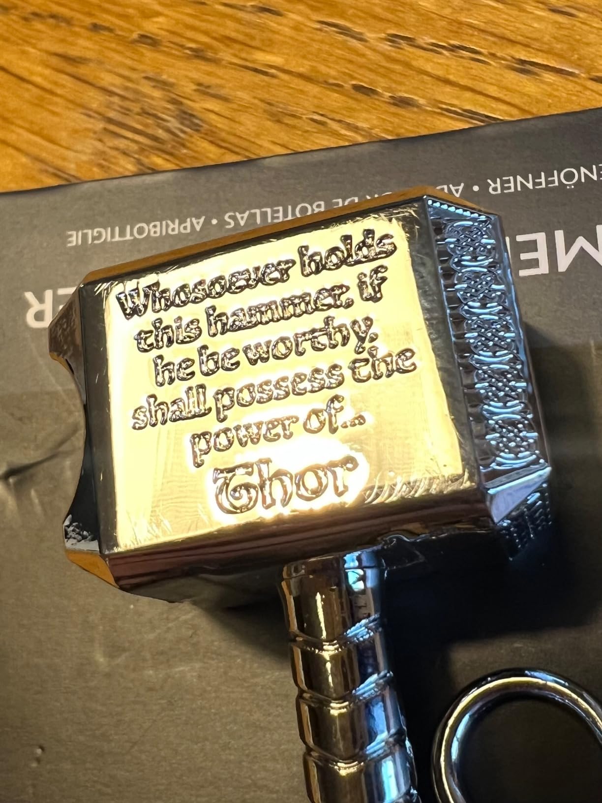 Paladone Drinkware Thors Hammer Flaschenöffner Schlüsselanhänger Marvel