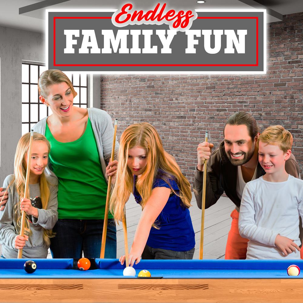 Serenelife Game Tables 5-in-1 Spieltisch klappbar Holz